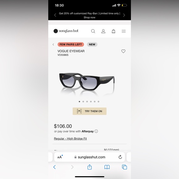 Vogue x Hailey Bieber sunglasses - Picture 4 of 6